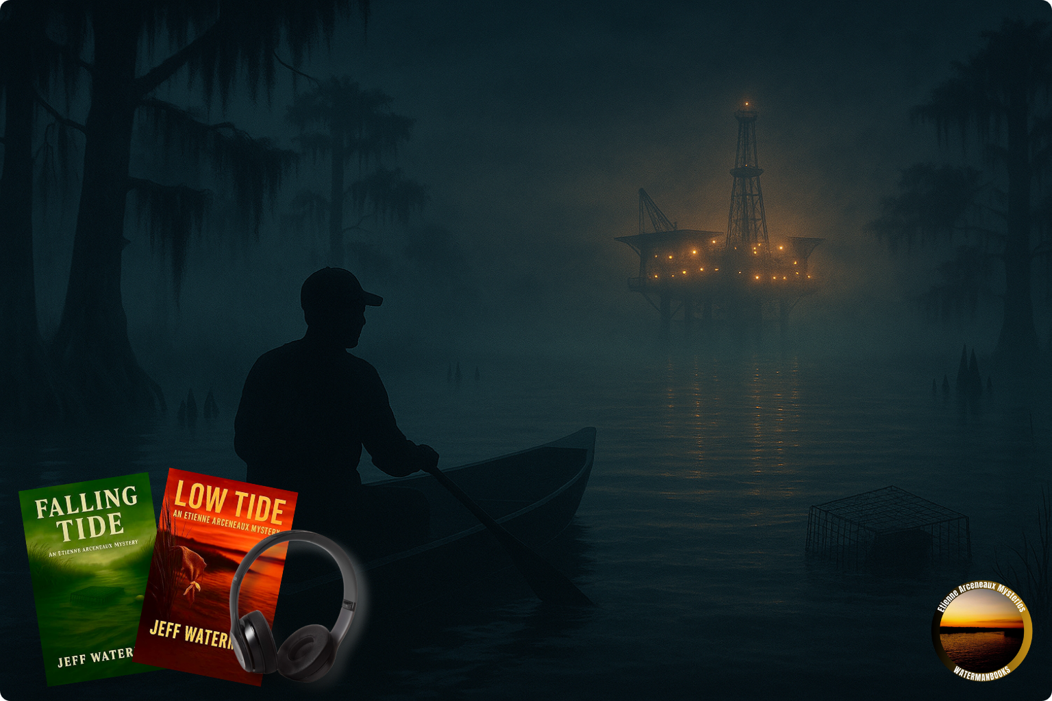 Etienne Arceneaux Mystery Series now available in paperback, Kindle, KindleUnlimited, Audible, AppleBooks